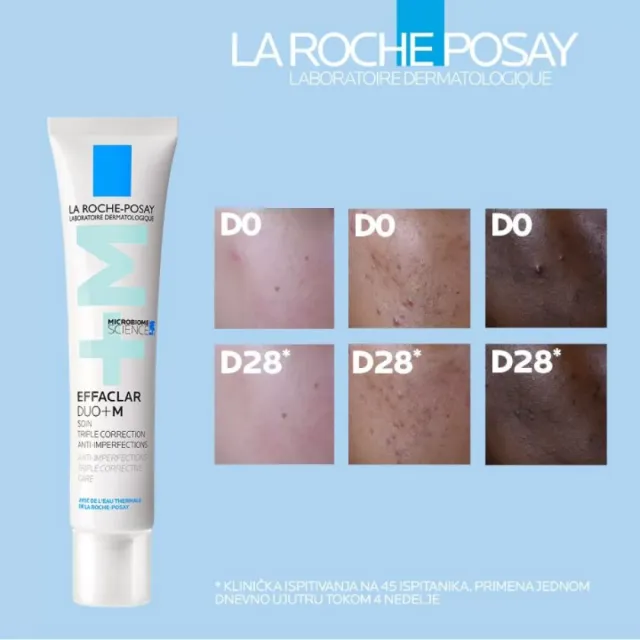 La Roche-Posay Effaclar Duo+M Trostruka Korektivna Nega Protiv Nepravilnosti 40Ml