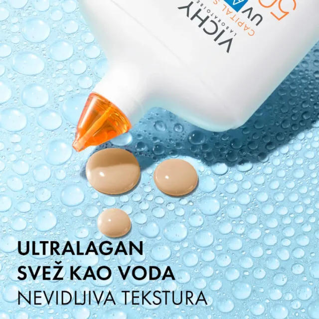 Vichy Capital Soleil Uv Aqua Fluid Spf50+ 50Ml Light Nijansa