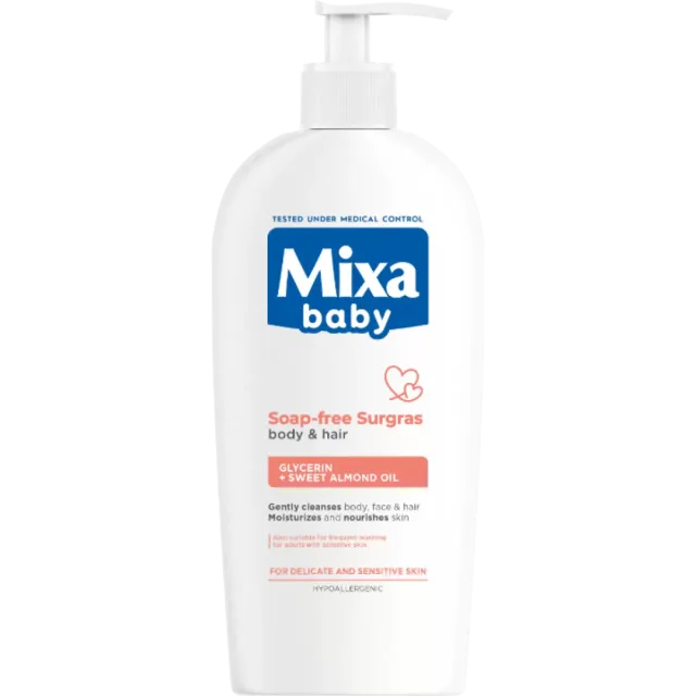 Mixa Baby 2U1 Gel Za Kupanje Bez Sapuna Za Kosu I Telo 400Ml