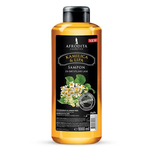 Afrodita Šampon Kamilica & Lipa 1L