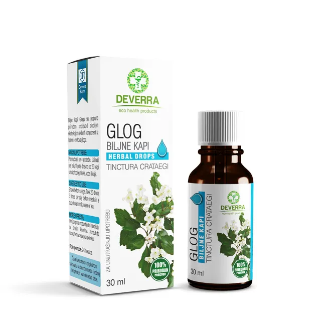 Glog Biljne Kapi 30 Ml