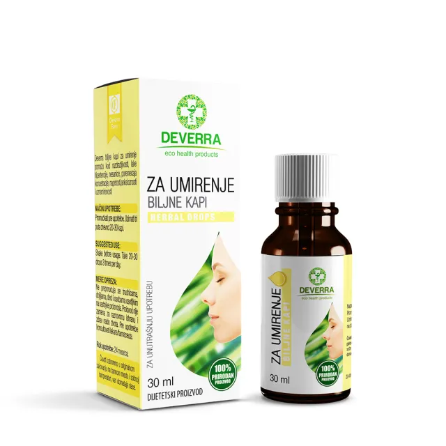 Biljne Kapi Za Umirenje 30 Ml