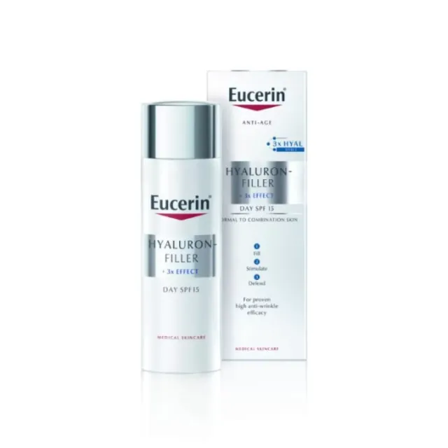 Eucerin Hyaluron-Filler Dnevna Krema Za Normalnu I Mešovitu Kožu Spf15 50Ml