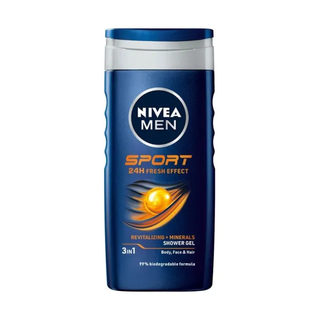 Nivea Men Sport Muški Gel Za Tuširanje 250Ml