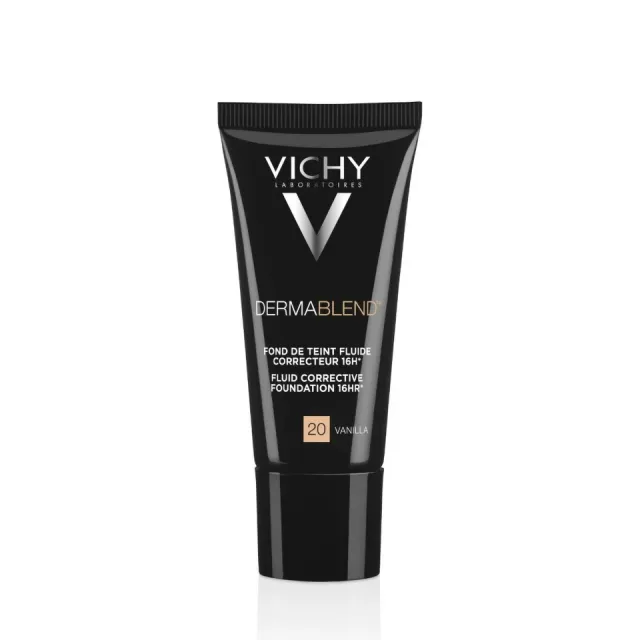 Vichy Dermablend Tečni Korektivni Puder Spf 28 Boja 20 Vanilla 30Ml