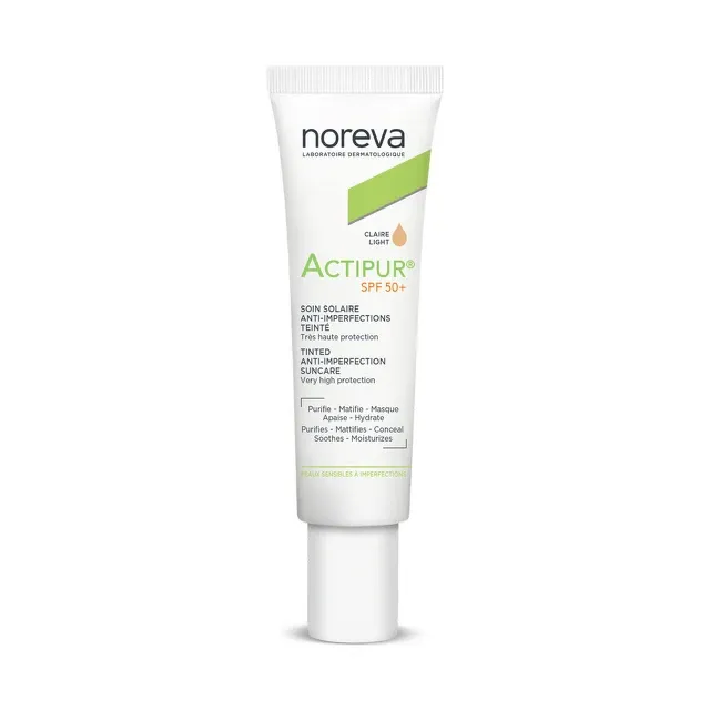 Noreva Actipur Bb Krema Spf50+ Bež 30Ml
