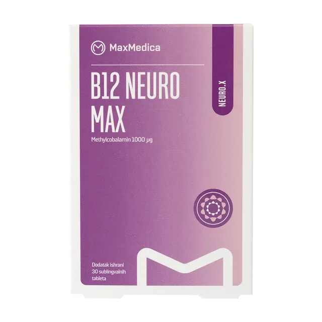 Maxmedica B12 Neuro Max 30 Sublingvalnih Tableta