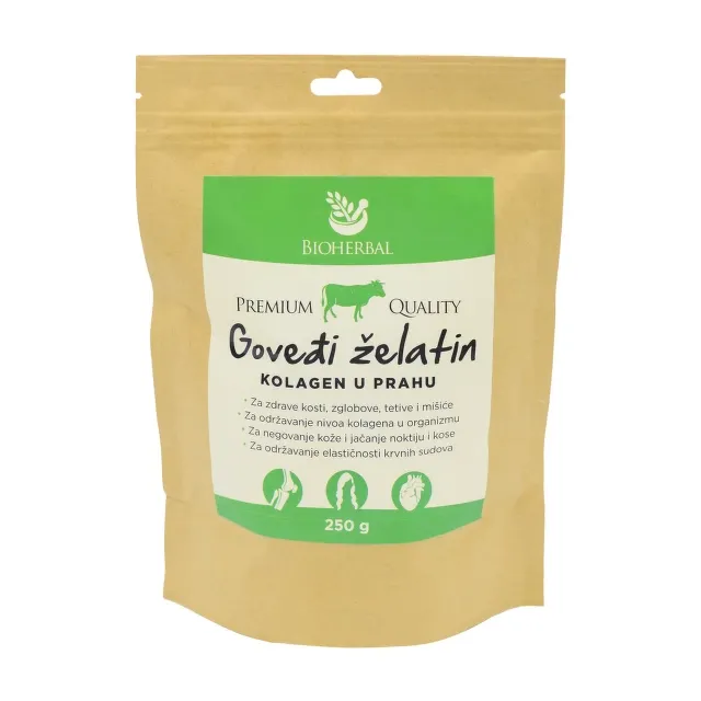 Bioherbal Goveđi Želatin Kolagen U Prahu 250G