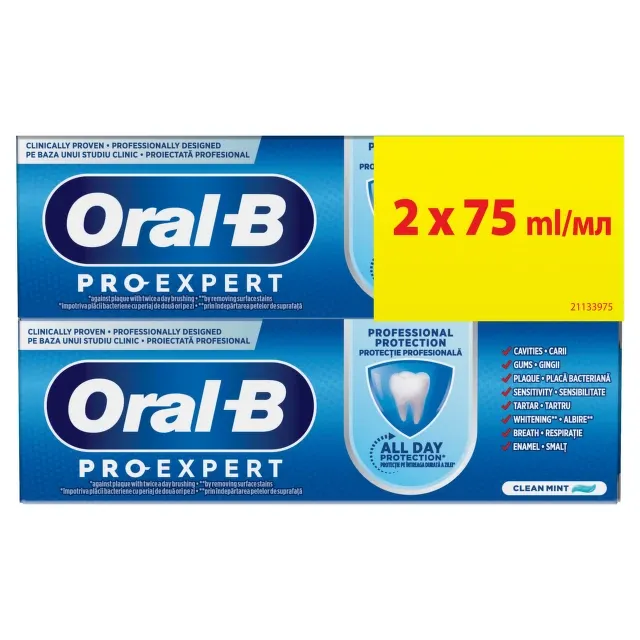 Oral-B Pro Expert Original Pasta Za Zube 2 X 75Ml