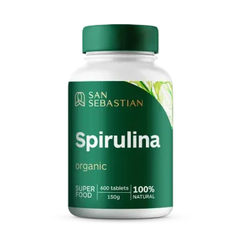 Spirulina San Sebastian Organic 600 Tableta