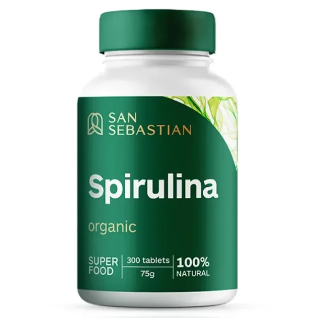 Spirulina San Sebastian Organic 300 Tableta