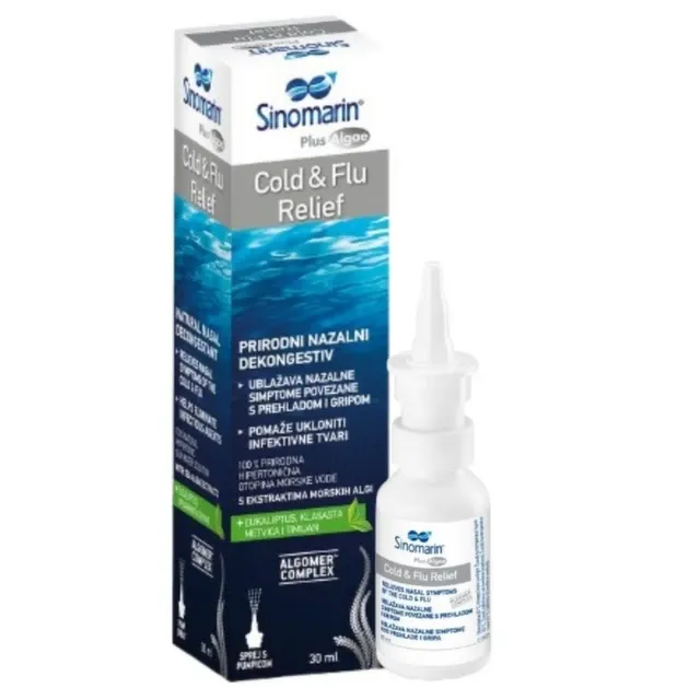 Sinomarin Plus Algae Cold & Flu Relief 30Ml