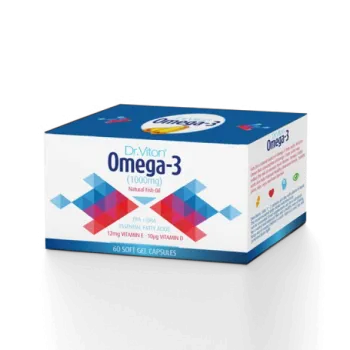 Dr. Viton Omega 3 + Vitamin E + Vitamin D3 60 Kapsula