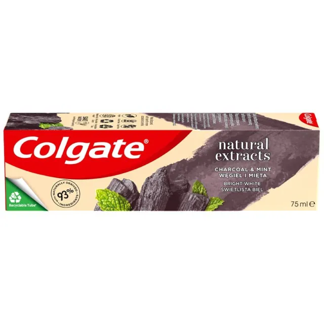 Colgate Naturals Extract Charcoal + White Pasta Za Zube 75Ml