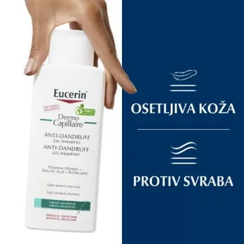 Eucerin DermoCapillaire Gel Šampon Protiv Masne Peruti 250ml