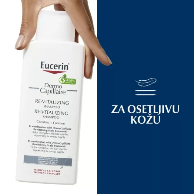 Eucerin Dermocapillaire Revitalizirajući Šampon 250Ml