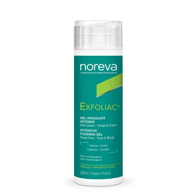 Noreva Exfoliac Penasti Gel Sa Aha Kiselinama 200Ml