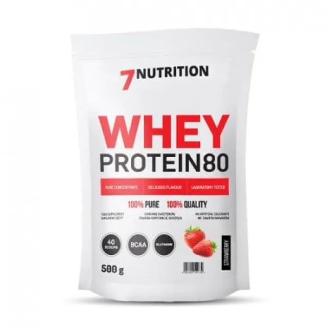 7Nutrition Whey Protein 80 Jagoda 500G