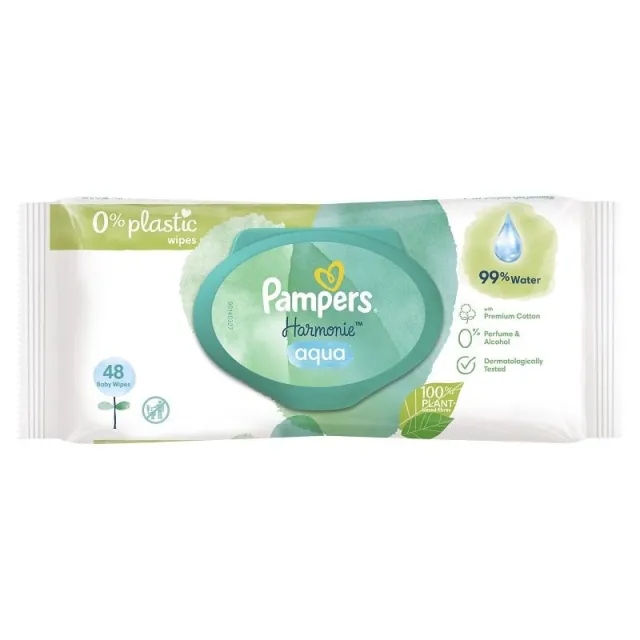 Pampers Vlažne Maramice Harmonie Aqua 48 Komada