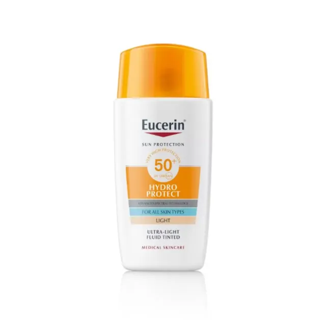 Eucerin Sun Hydro Protect Ultralagani Tonirani Fluid Za Zaštitu Od Sunca Spf50+ Svetli 50Ml
