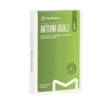 MaxMedica Aktivni Ugalj 20 Kapsula