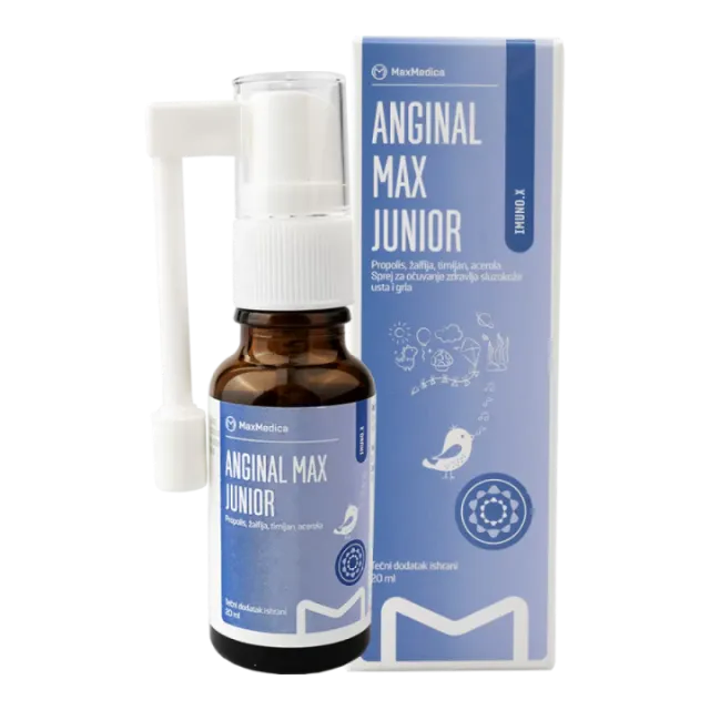 Maxmedica Anginal Max Junior Sprej 20 Ml