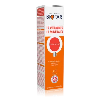 Biofar 12 Vitamina I 12 Minerala 20 Šumećih Tableta
