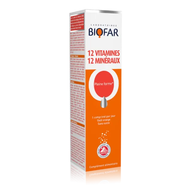 Biofar 12 Vitamina I 12 Minerala 20 Šumećih Tableta