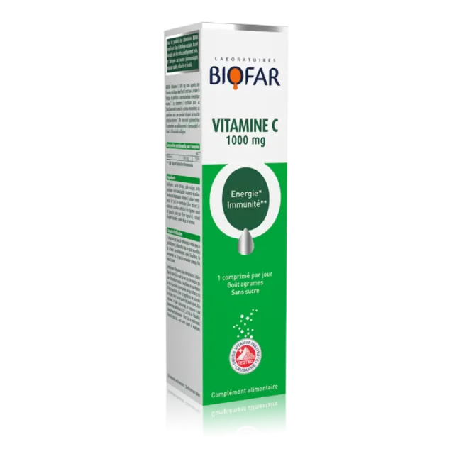 Biofar Vitamin C 1000 20 Šumećih Tableta