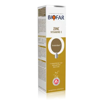 Biofar Cink+Vitamin C 20 Šumećih Tableta