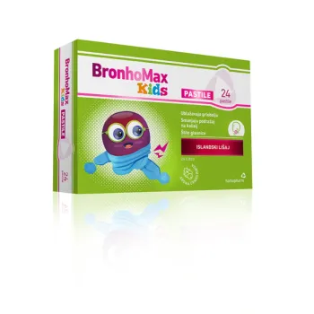 BronhoMax Kids Pastile 24 pastile