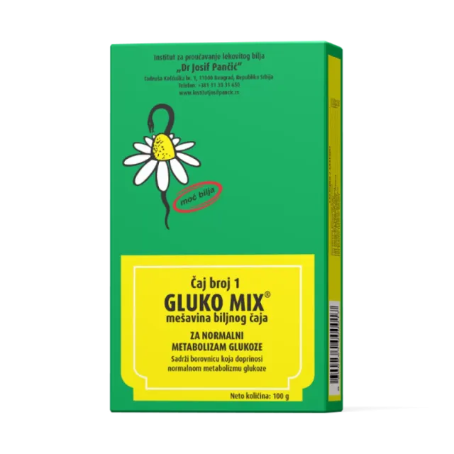 Čaj Br.1 Gluko Mix 100 G