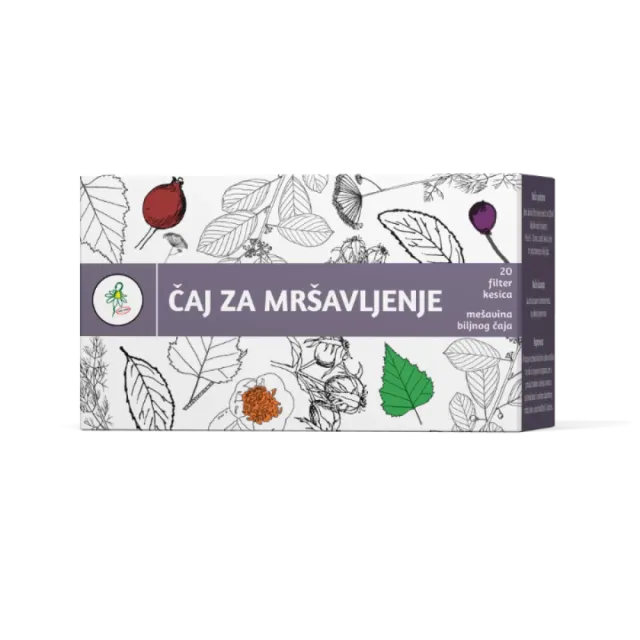 Čaj Za Mršavljenje Filter 20 Kesica