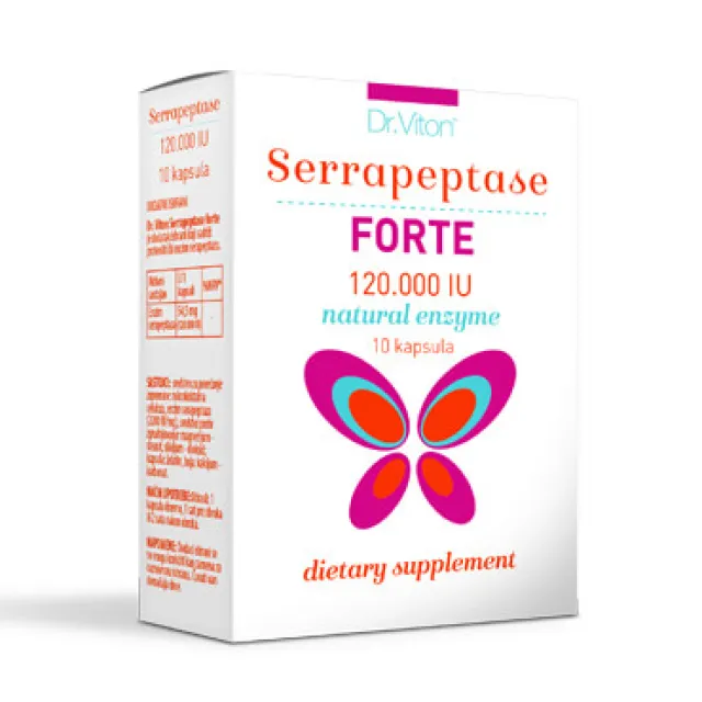 Dr. Viton Serrapeptase Forte 10 Kapsula