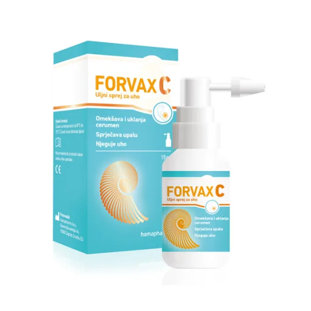Forvax C Uljani Sprej Za Uho 15Ml