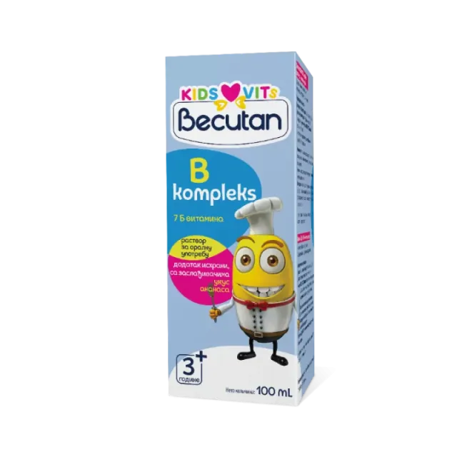 Becutan Kids Vits B-Complex Sirup 100Ml