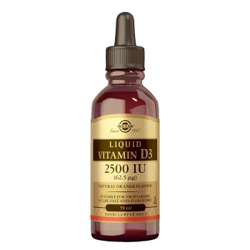 Solgar Liquid Vitamin D3 2500IU (62,5mcg) 59 ml 