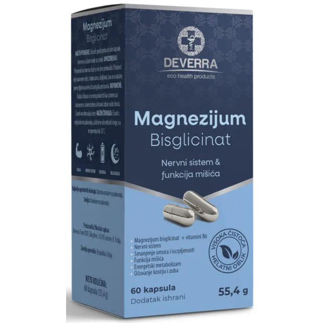 Magnezijum Bisglicinat 60 Kapsula