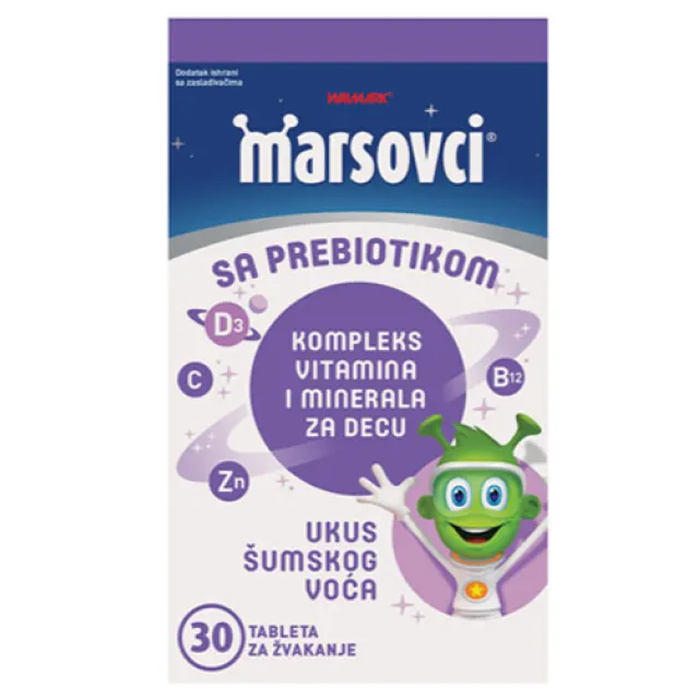 Marsovci Sa Prebiotikom 30 Tableta Za Žvakanje