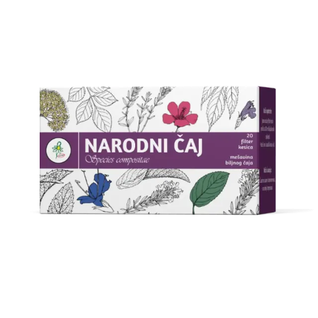 Čaj Narodni Filter 20 Kesica