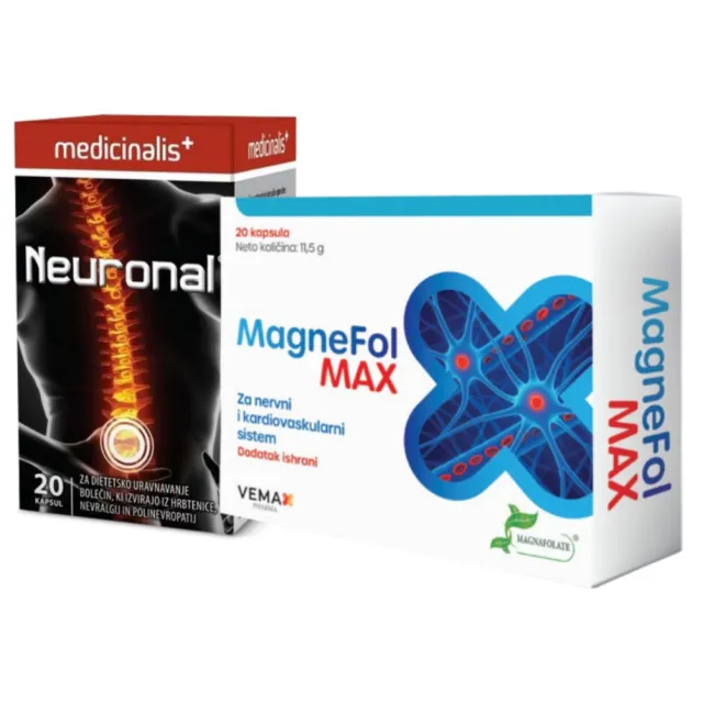 Neuronal 20 Kapsula + Magnefol Max 20 Kapsula