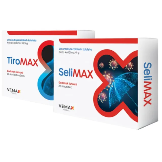 Tiromax 30 Tableta + Selimax 30 Tableta