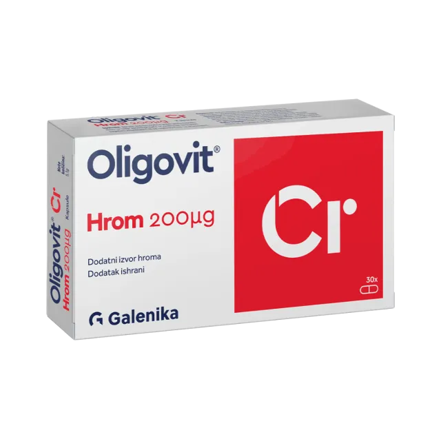 Oligovit Hrom 200 Μg 30 Kapsula