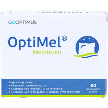 Optimel Melatonin 1mg 60 Sublingvalnih Tableta