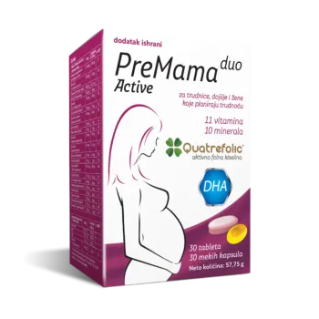 PreMama Duo Active 30 Tableta + 30 Kapsula