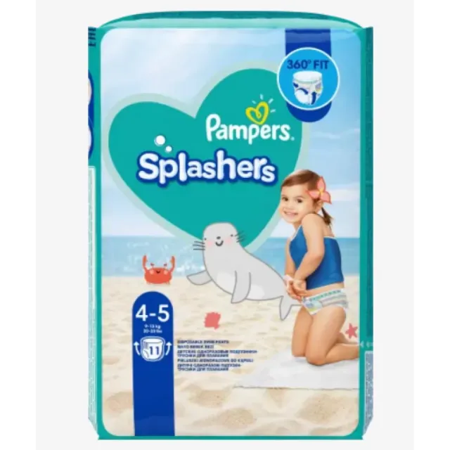 Pampers Splashers Pelene Za Kupanje 4 Maxi 9-15Kg 11 Komada