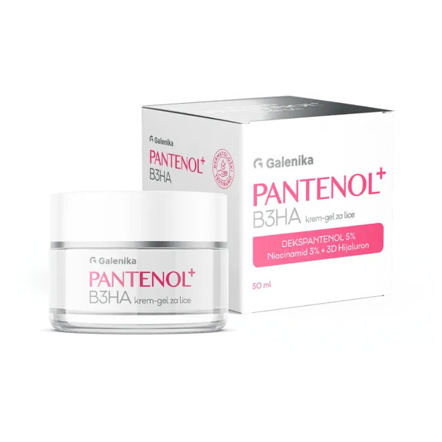 Pantenol + B3Ha Krem-Gel Za Lice 50 Ml