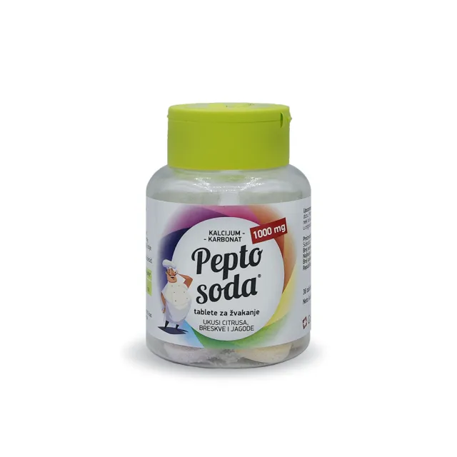 Pepto Soda 1000Mg 36 Tableta Za Žvakanje