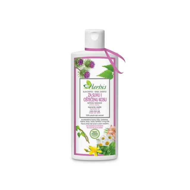 Herbis Biljni Šampon Za Suvu I Oštećenu Kosu 200 Ml