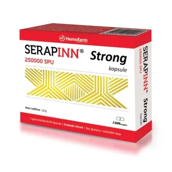 Serapinn Strong 250000 SPU 5 Kapsula 